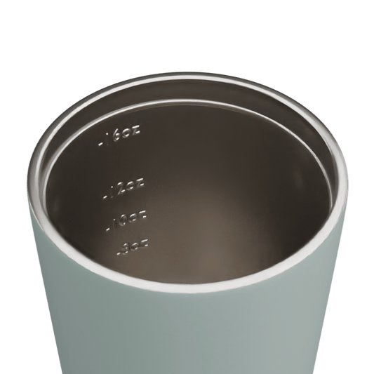 Reusable Cup | Grande | Sage | Stainless Steel | 475ml/16oz