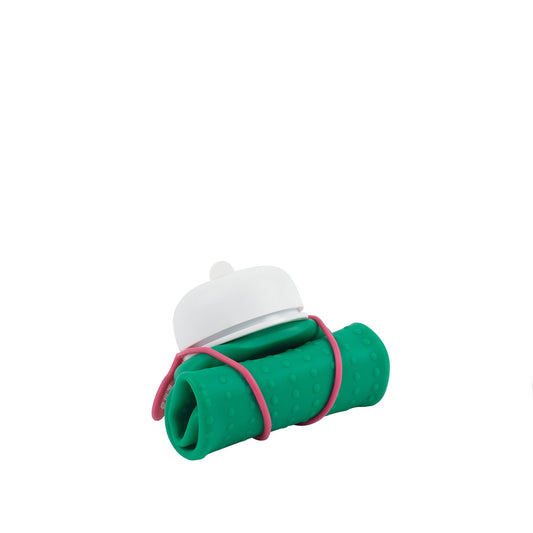 Green, White + Pink, Collapsible Bottle