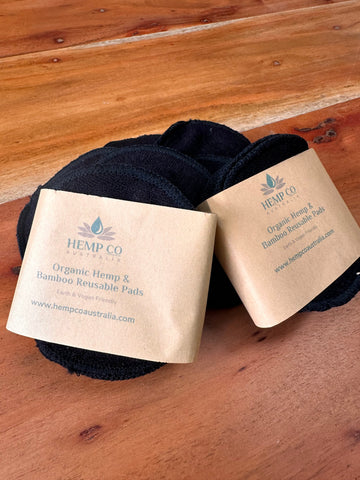 Organic Hemp & Bamboo Reusable Face pads