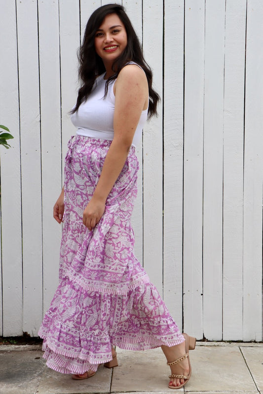 Multiway Maxi Skirt - Jacaranda