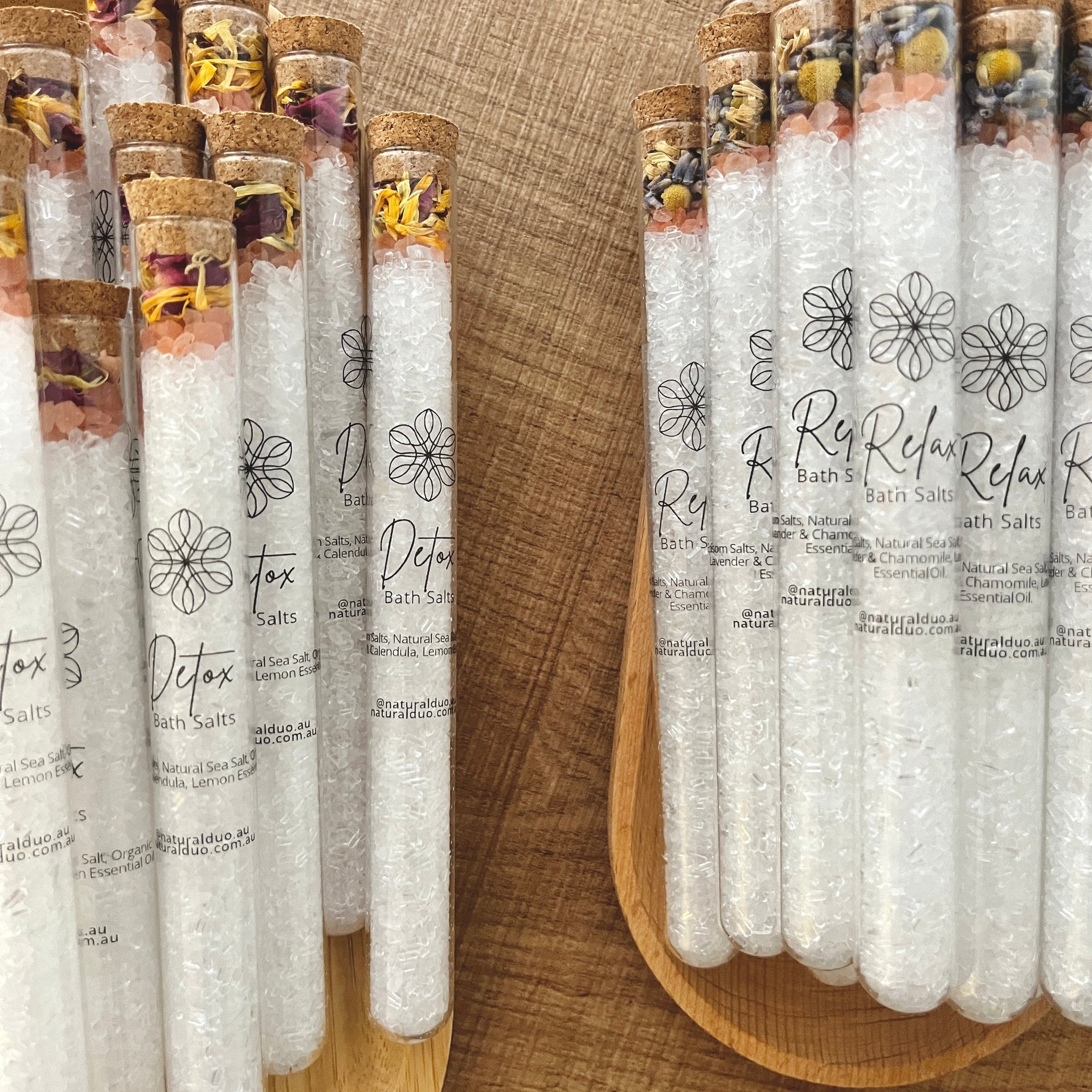 Botanical Bath Salt Mini tubes