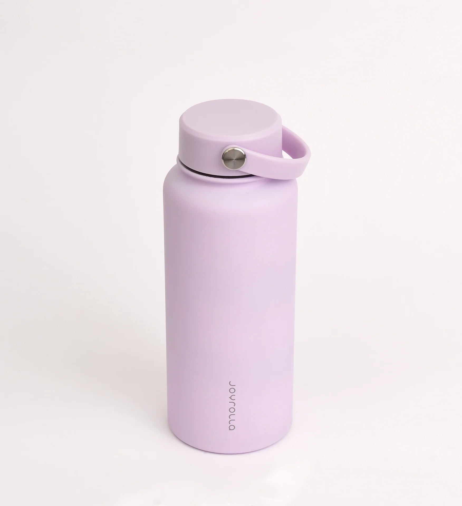 Insulated Water Bottle 1 litre - Handle Lid - Lilac