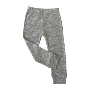 Kids Merino Leggings | Grey Marle