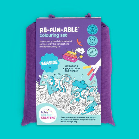 SEASIDE Re-FUN-able™ Colouring Set