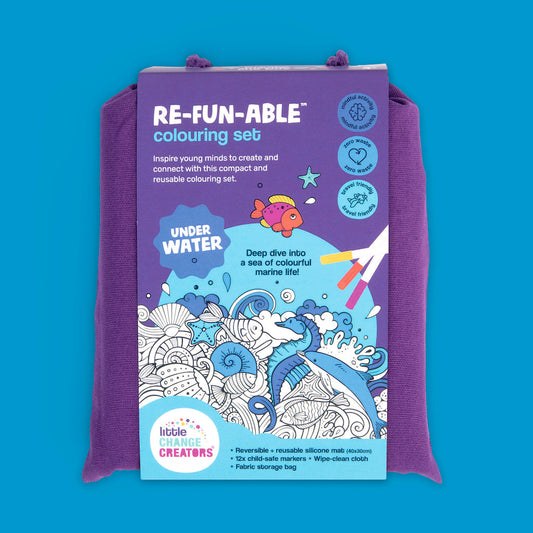 UNDERWATER Re-FUN-able™ Colouring Set