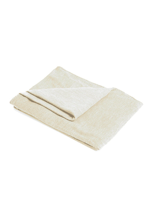 Superfine Merino Home Throw - Ivory