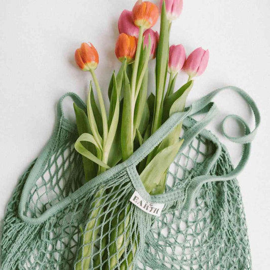 Reusable Cotton Shopping Net Bag