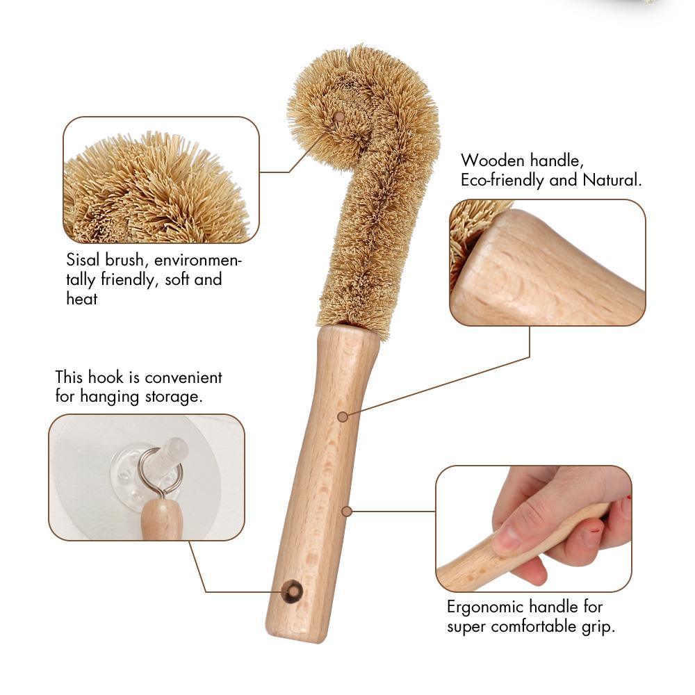 Bamboo Cleaning Brushes  - Us and the Earth