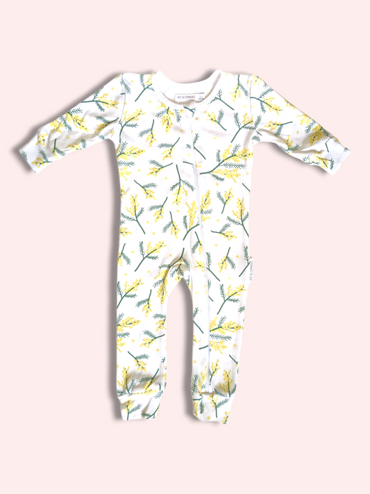 Organic Full Bodysuit - Wattle