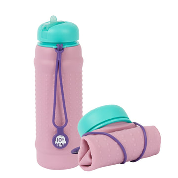 Pink Lilac, Teal + Violet Collapsible Bottle