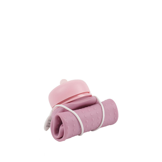 Pink Lilac, Pink + White Collapsible Bottle