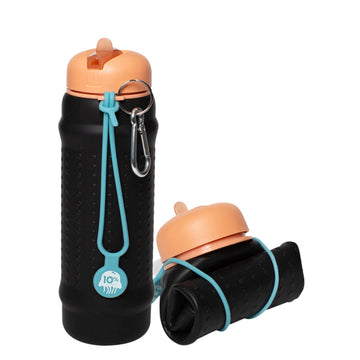 Black, Terracotta + Vintage Blue Collapsible Bottle