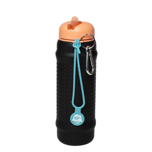 Black, Terracotta + Vintage Blue Collapsible Bottle