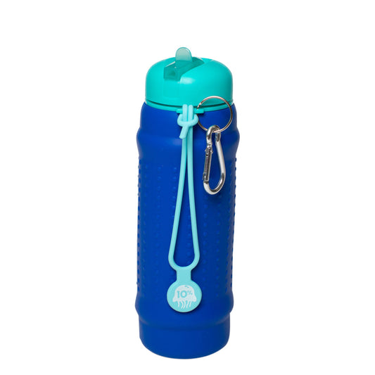 Cobalt, Teal + Aquamarine, Collapsible Bottle