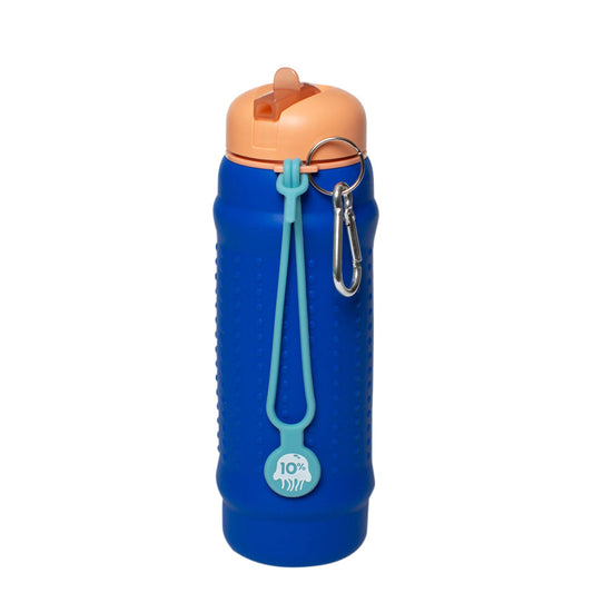 Cobalt, Terracotta + Vintage Blue, Collapsible Bottle