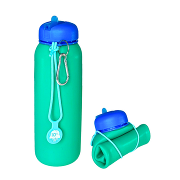 Green, Cobalt + Aquamarine, Collapsible Bottle