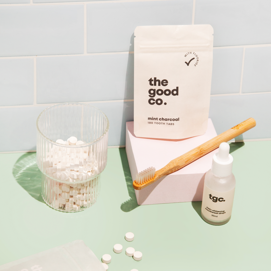 Fresh Mint Toothpaste Tablets - The Good Company