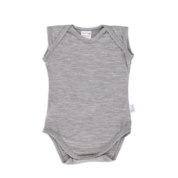 Singlet Merino Bodysuit | Grey Marle