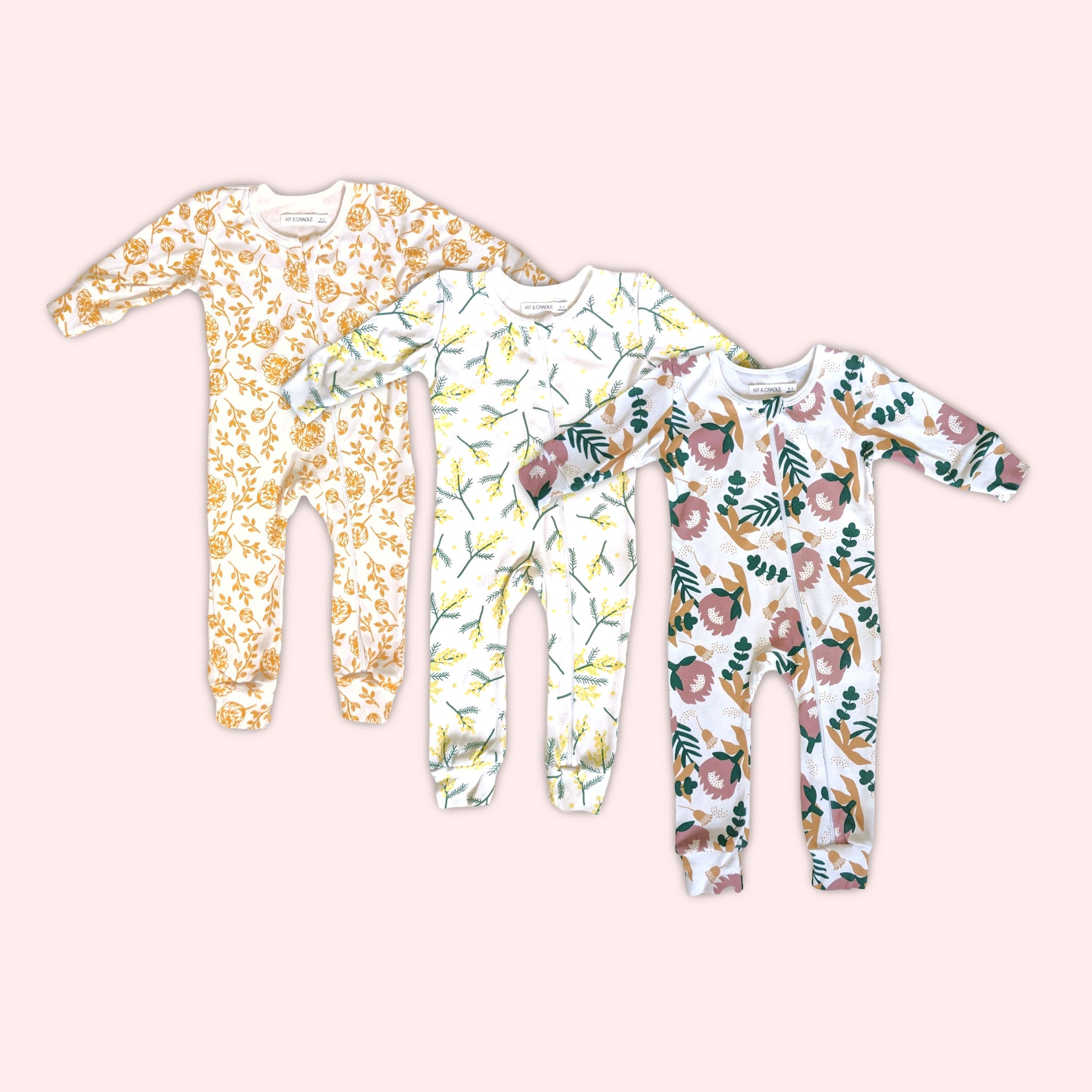 Organic Cotton Triple Pack - Full Bodysuit Bundle