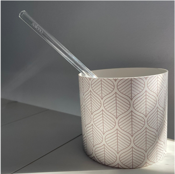 Reusable Glass Drinking Straw - Straight, Regular Width