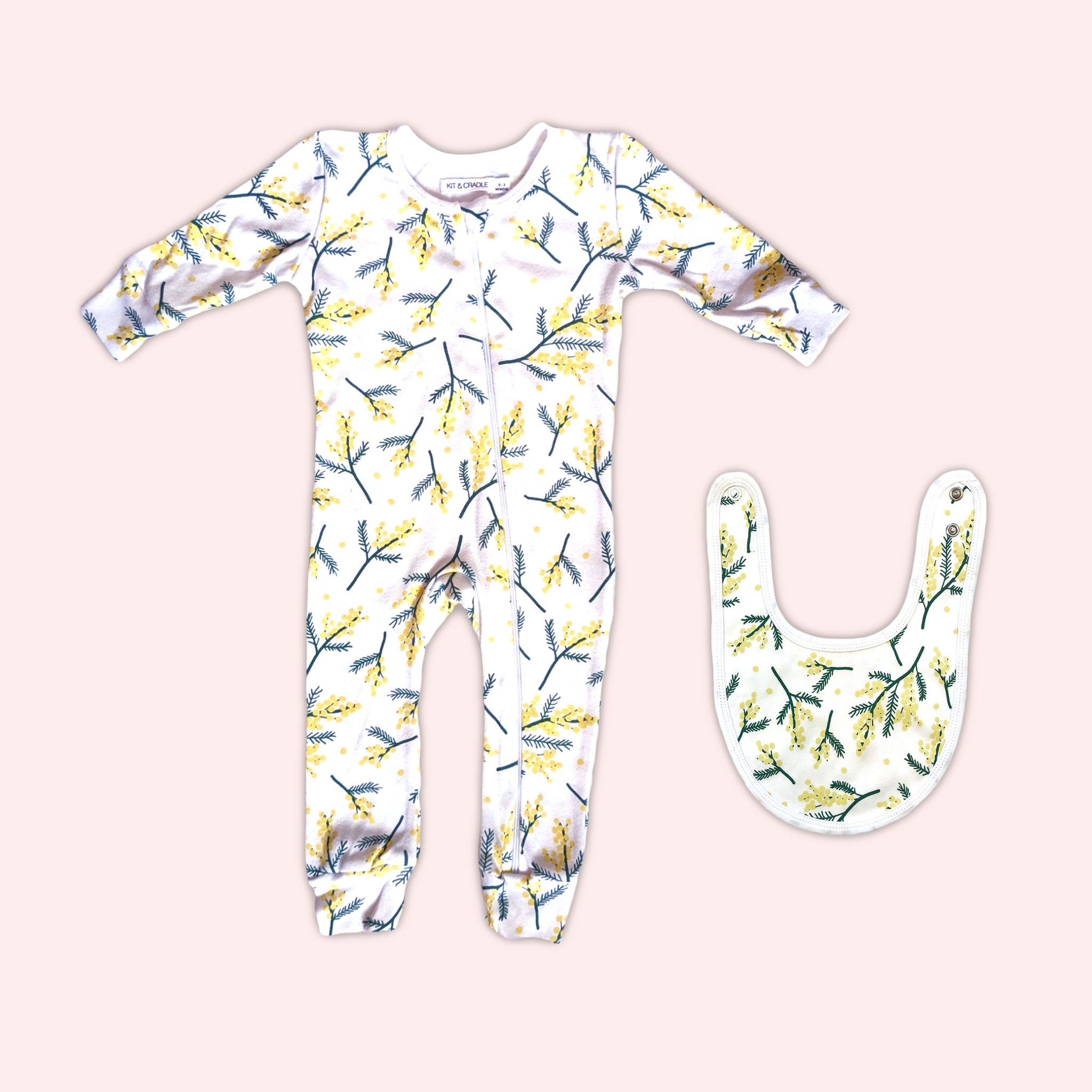 Organic Cotton Full Bodysuit Bundle - Wattle