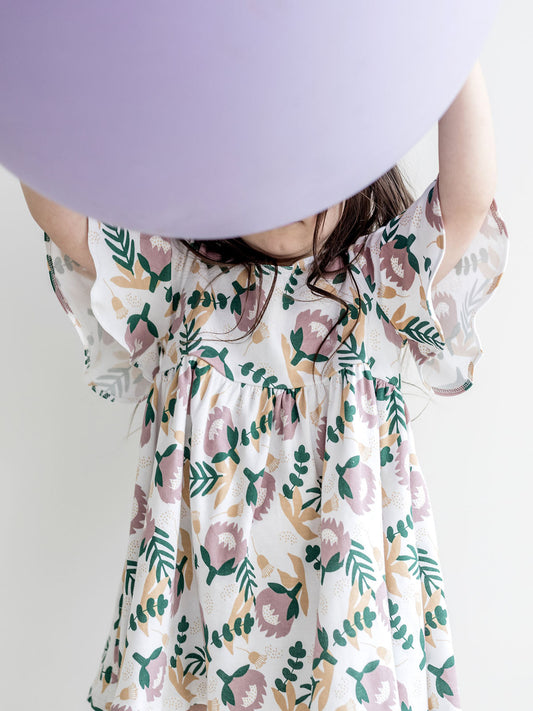 Organic Cotton We Fly High Dress - Protea