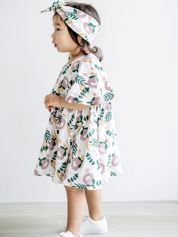 Organic Cotton We Fly High Dress - Protea