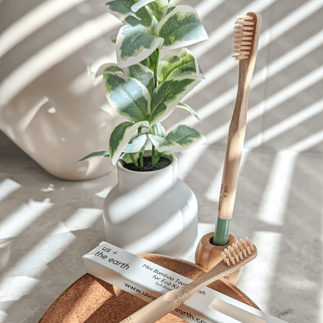 us and the earth mini bamboo toothbrush