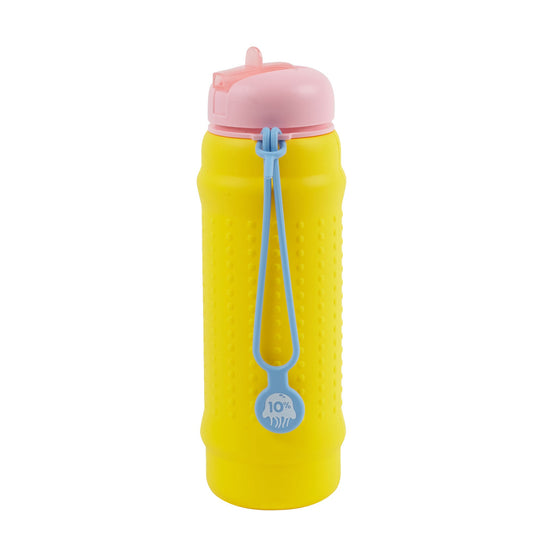 Yellow, Pink + Dusty Blue collapsible bottle