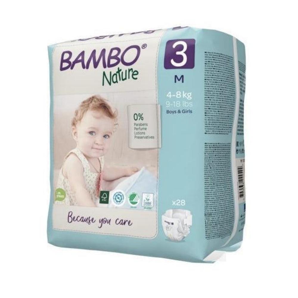 Bambo Nature Eco Nappies Size 3 M - Pack - Hello Charlie