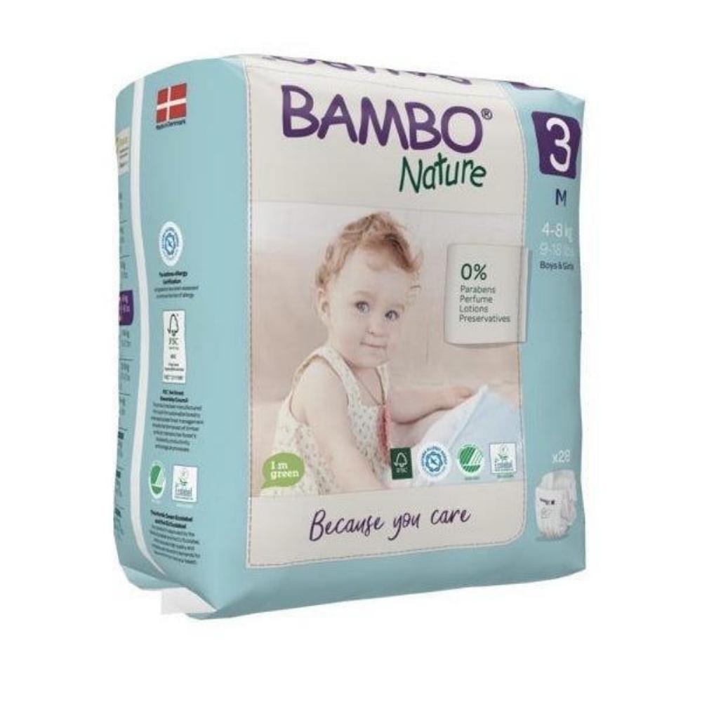 Bambo Nature Eco Nappies Size 3 M - Pack - Hello Charlie