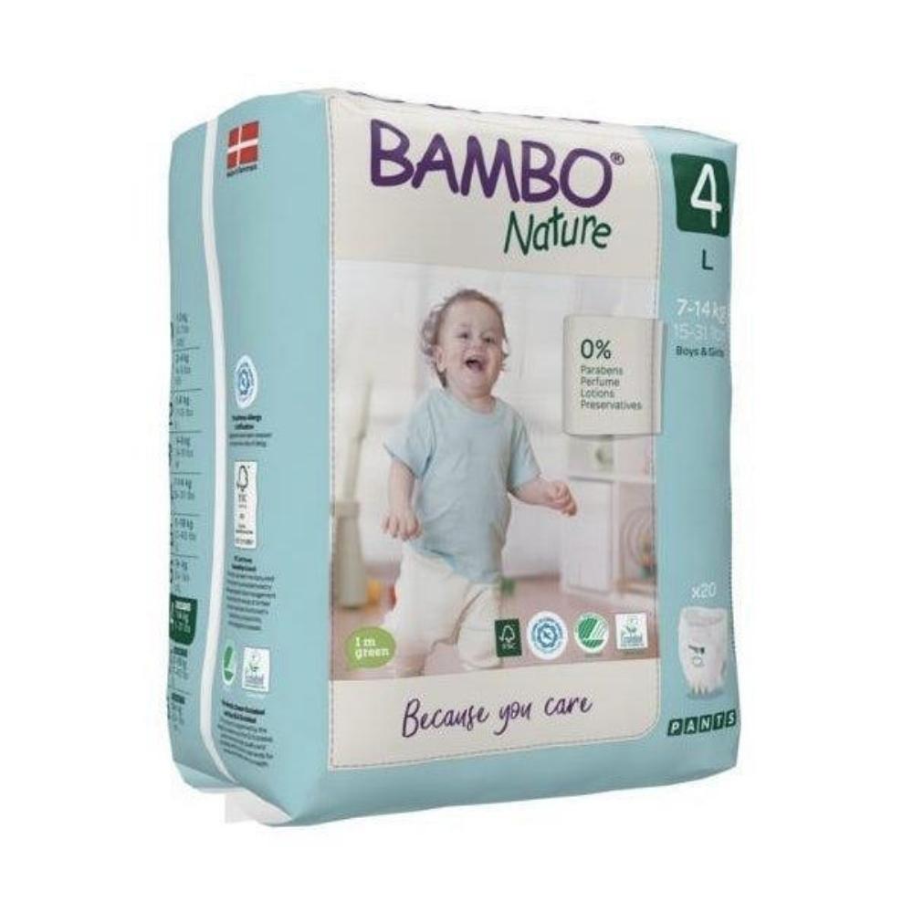 Bambo Nature Eco Nappies Size 4 L - Bulk - Hello Charlie