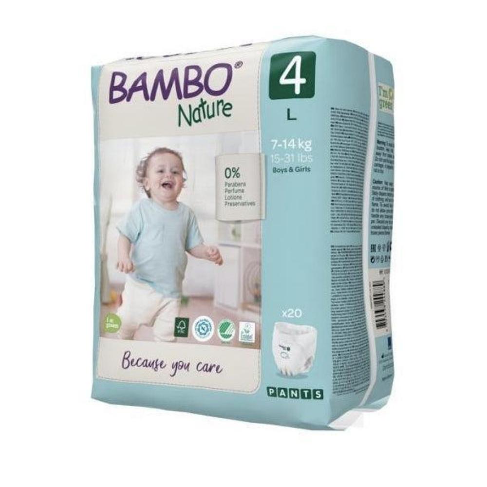 Bambo Nature Eco Nappies Size 4 L - Bulk - Hello Charlie