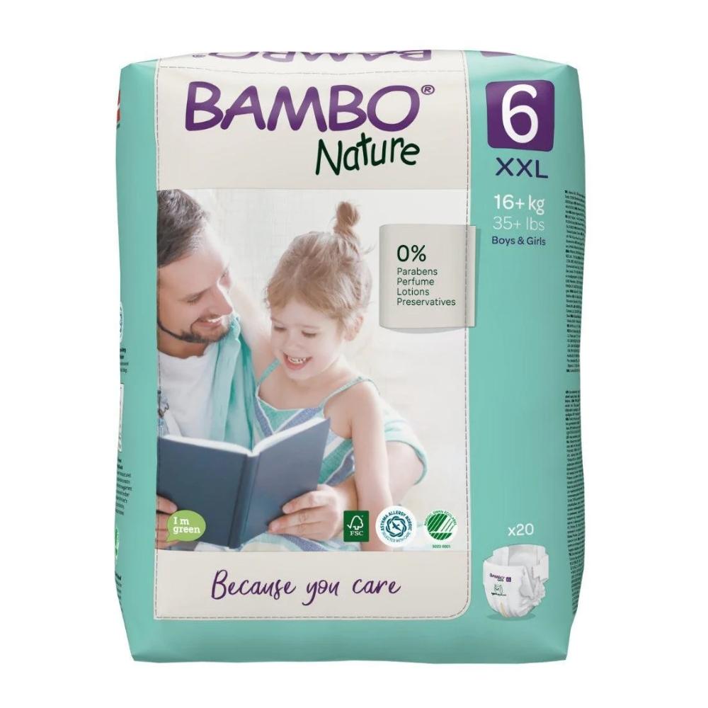 Bambo Nature Eco Nappies Size 6 XXL - Pack - Hello Charlie