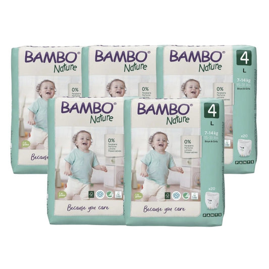 Bambo Nature Eco Training Pants Size 4 L - Bulk - Hello Charlie