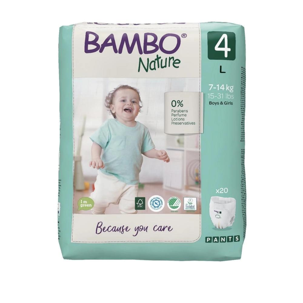 Bambo Nature Eco Training Pants Size 4 L - Pack - Hello Charlie