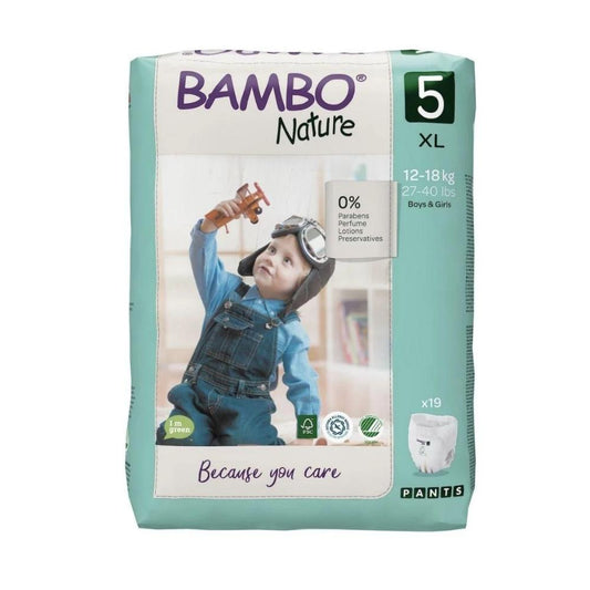 Bambo Nature Eco Training Pants Size 5 XL - Pack - Hello Charlie