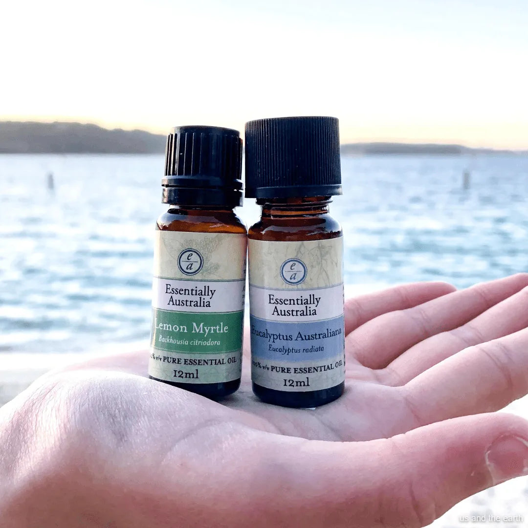 Essentially Australia Pure Essential Oils in Lemon Myrtle and Eucalyptus Australiana