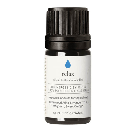 Relax Essential Oil Synergy aroma Synthesis Organics