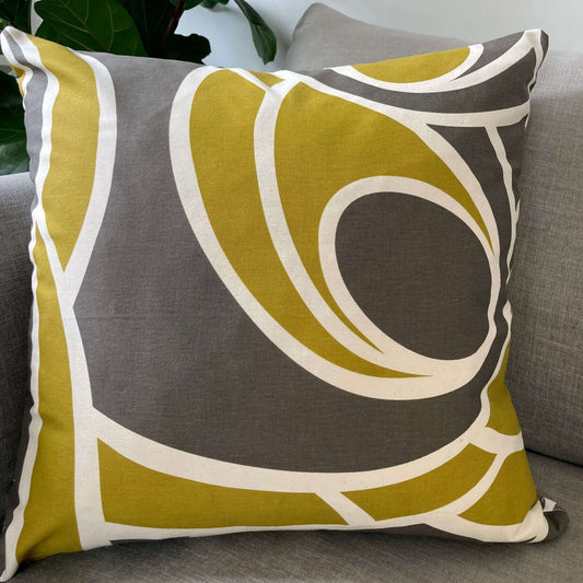 Waves and Swirls Cushion Cover