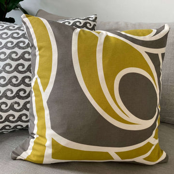 Waves and Swirls Cushion Cover